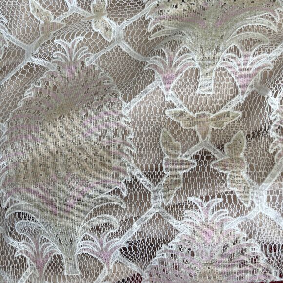 L’atiste by Amy Lace Tassel Romper-Cream/Blush Lined Size:  S - Picture 7 of 16